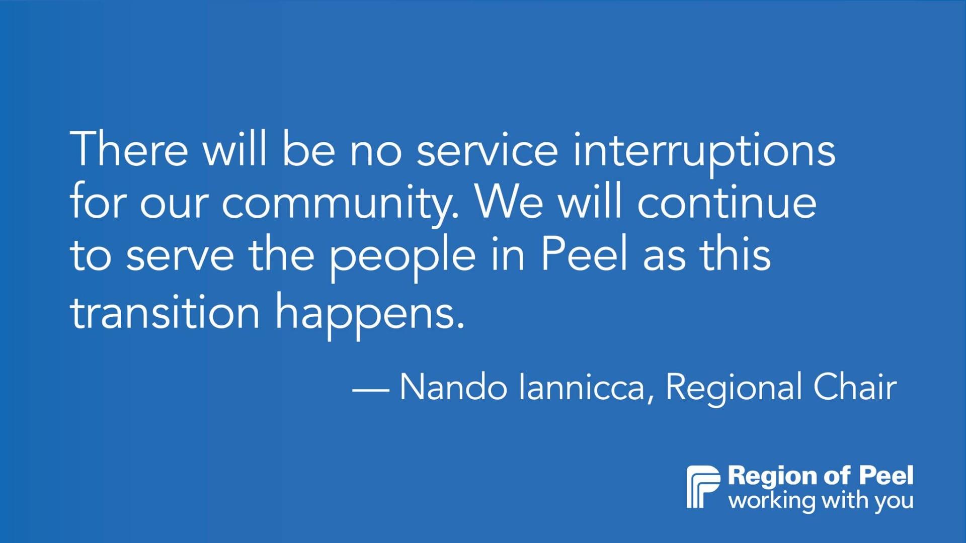 Ontario Announces Intent to Dissolve Peel Region